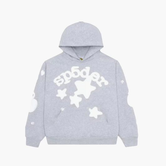 Sp5der Hoodie Beluga Gris