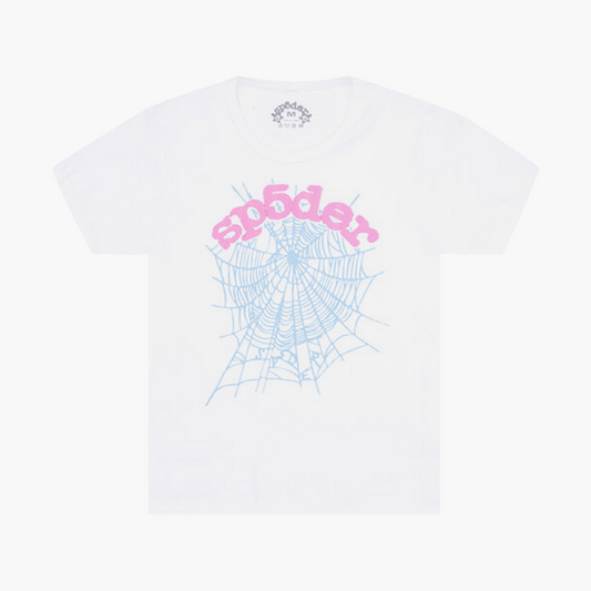 Sp5der T-Shirt OG Web Baby Blanc