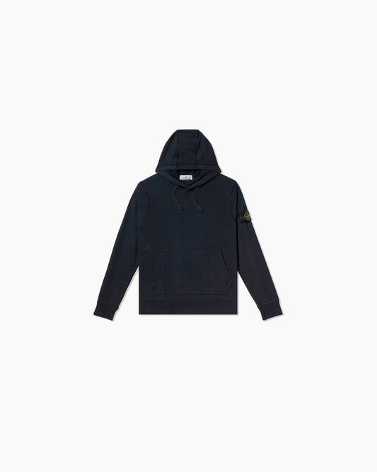 Stone Island Felpa Drawstring Hoodie - Black