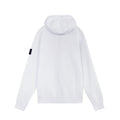 Stone Island Hoodie Zip Blanc