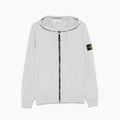 Stone Island Hoodie Zip Gris