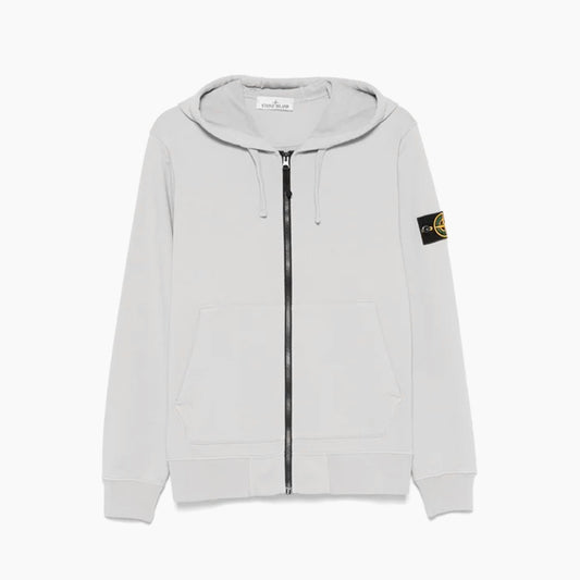 Stone Island Hoodie Zip Gris