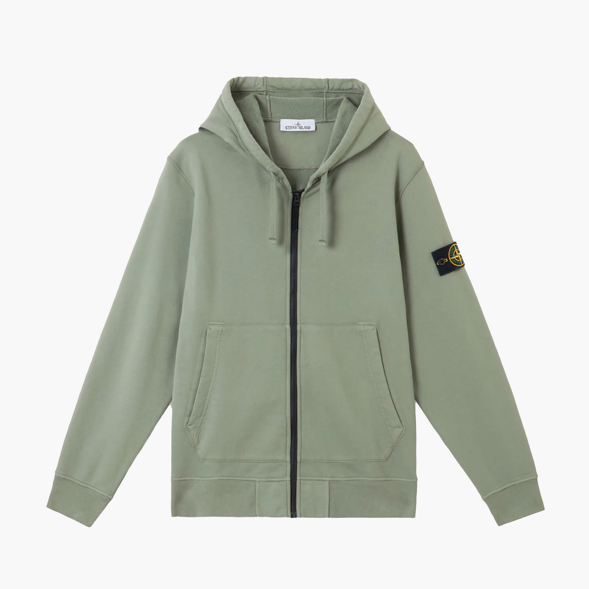 Stone Island Hoodie Zip Vert