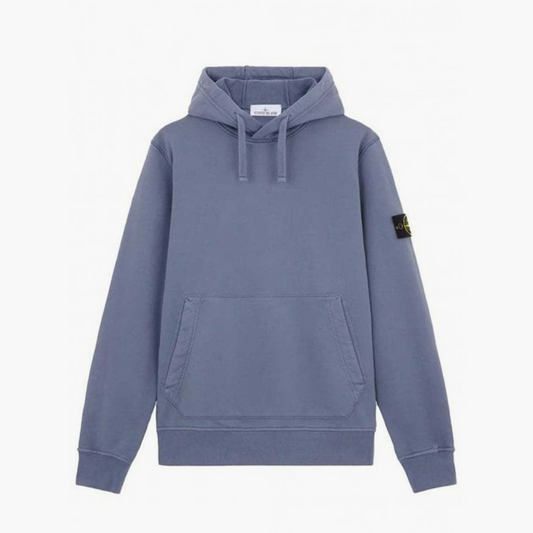 Stone Island Pull Hoodie Bleu