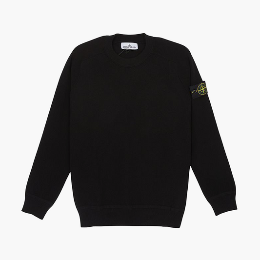 Stone Island Pull Maille Noir