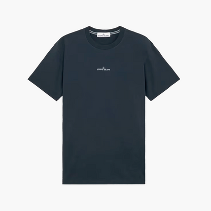 Stone Island Tee Shirt Logo - Navy
