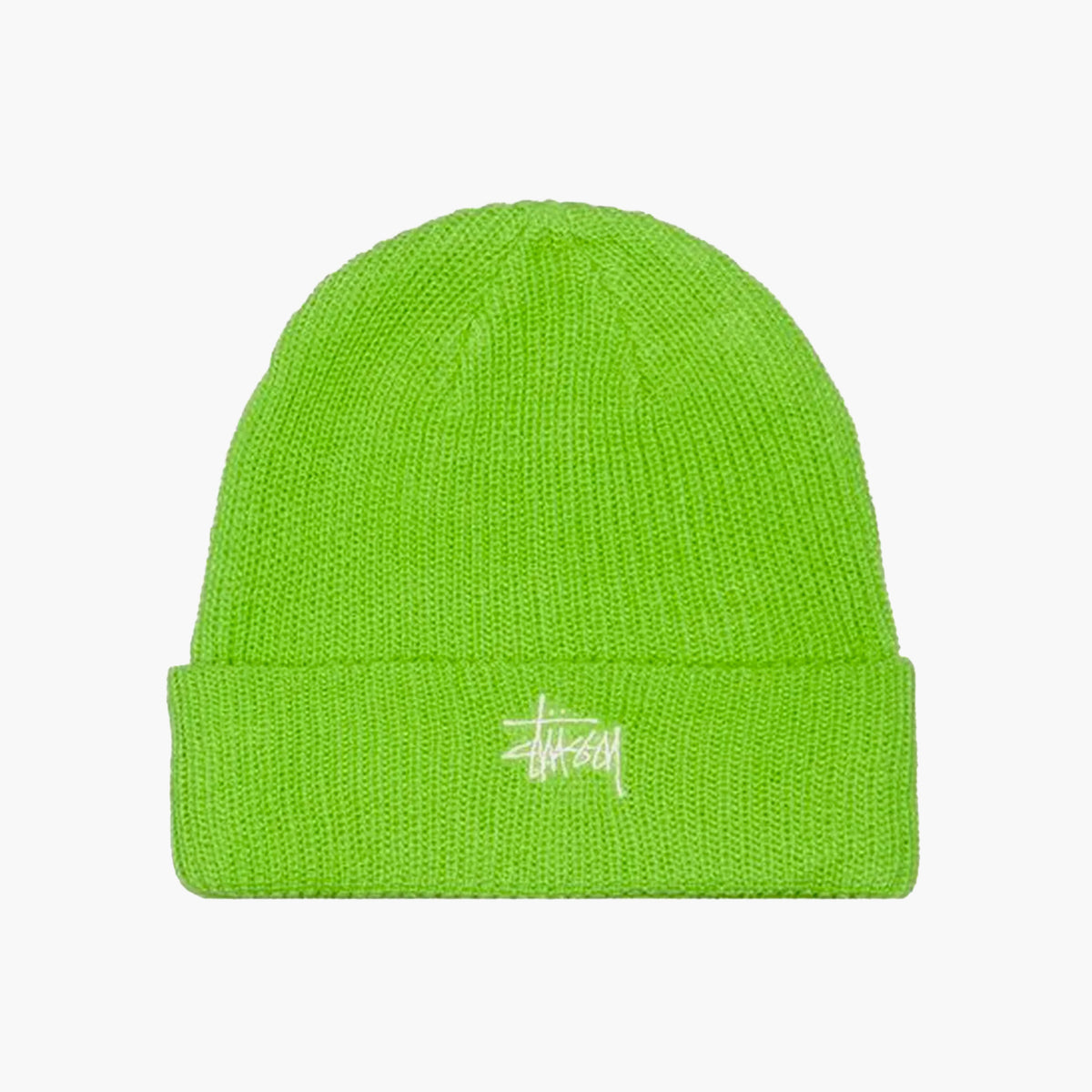 Stussy STUSSY BASIC CUFF BEANIE GREEN