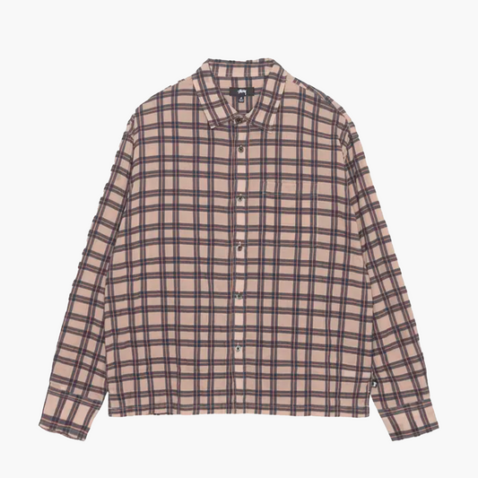 Stussy Chemise Sonoma Plaid Marron