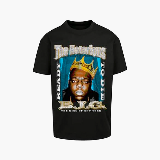 T-Shirt Biggie Crown Noir