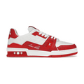 Louis Vuitton Trainer 54 Signature Rouge Blanc