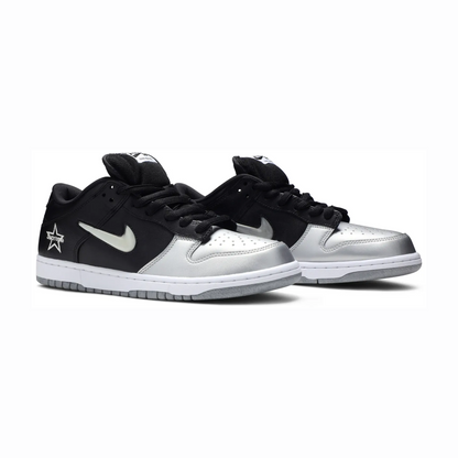 Nike Dunk SB Low Supreme Jewel Swoosh Silver