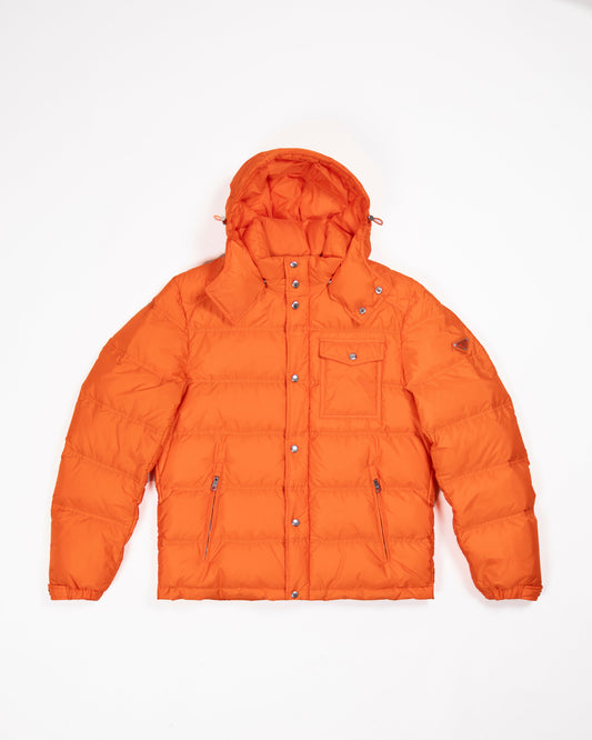 Prada Prada Puffer Jacket Pocket Flash Orange