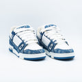 Louis Vuitton Trainer Monogram Denim White Blue