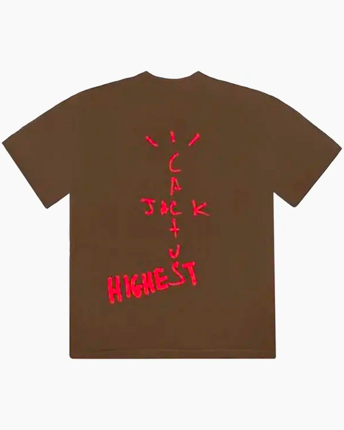 Travis Scott x Nike T-Shirt - Air Jordan Highest - Marron
