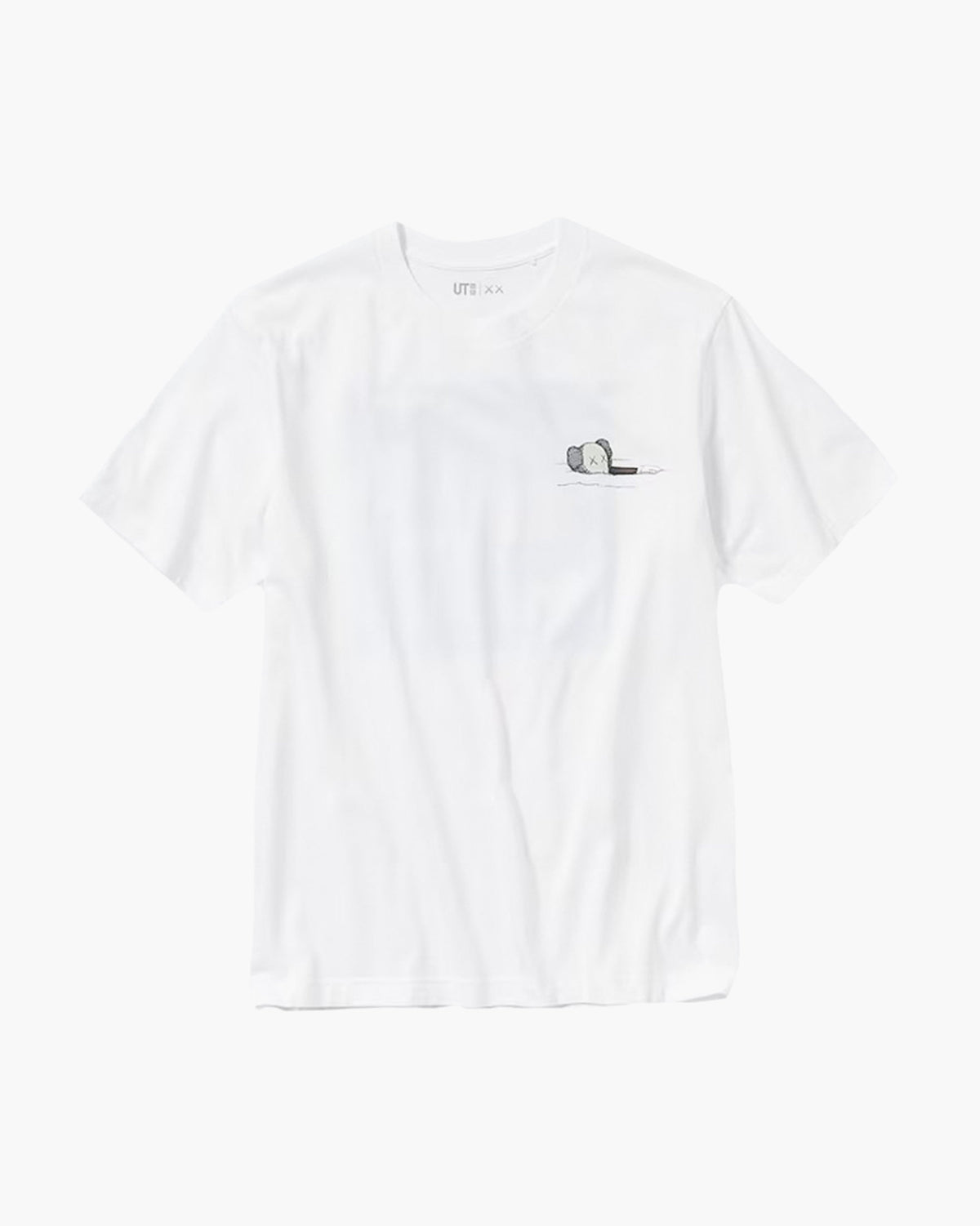 KAWS x Uniqlo Artbook Cover T-Shirt Blanc
