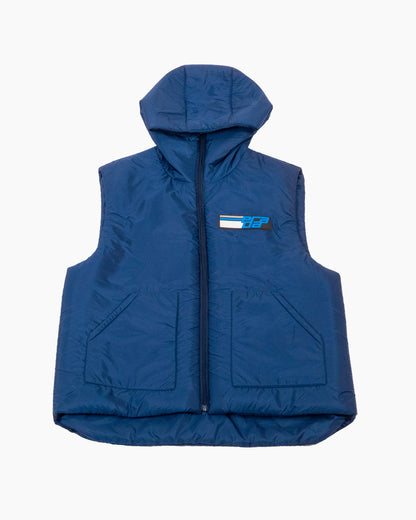 Prada Doudoune Sans Manche Nylon Blue