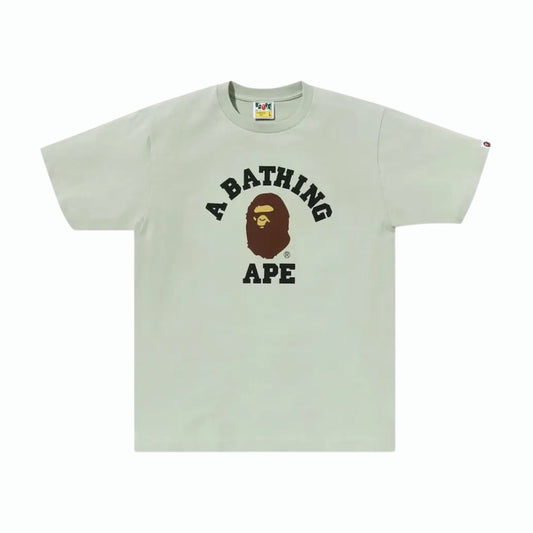 A Bathing Ape Bape Pigment College Tee Green 2023