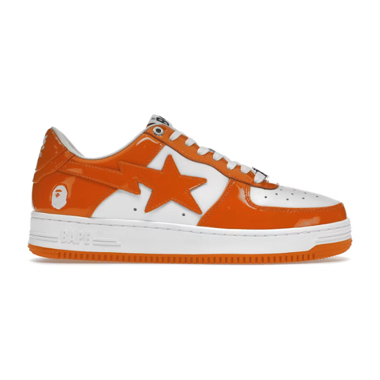 A Bathing Ape Bape Sta Low Orange