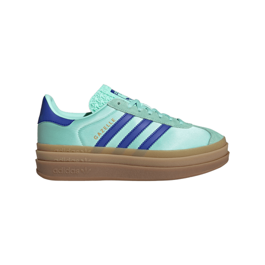 Adidas Gazelle Bold Clear Mint Lucid Bleu Doré Metallic