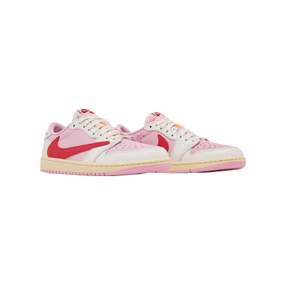 Air Jordan 1 Retro Low OG SP Travis Scott Sail Tropical Pink