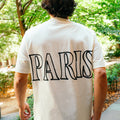 Ami Paris T-shirt Crème Logo
