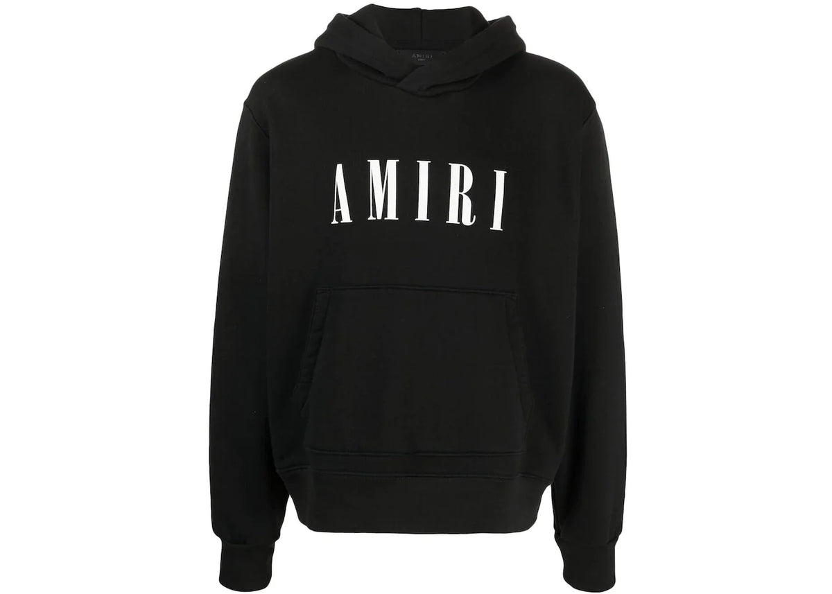 Amiri Logo Print Hoodie Black