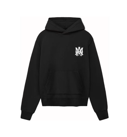 Amiri Logo Print Hoodie Black