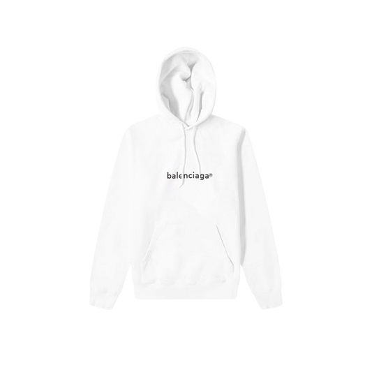 Balenciaga Hoodie Copyright Blanc