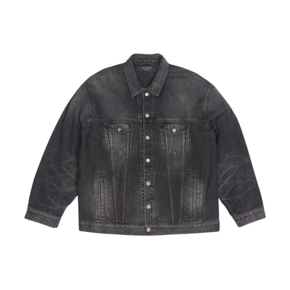 Balenciaga Veste Oversize Jean Noir