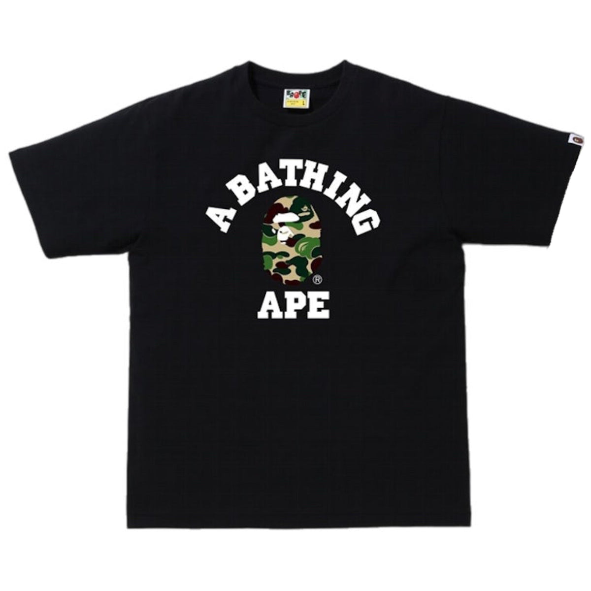 Bape ABC Camo College Tee Black/Green 2023