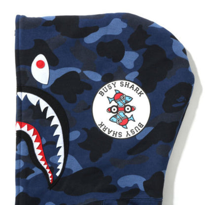 BAPE Color Camo Shark Full Zip Navy Busy Shark