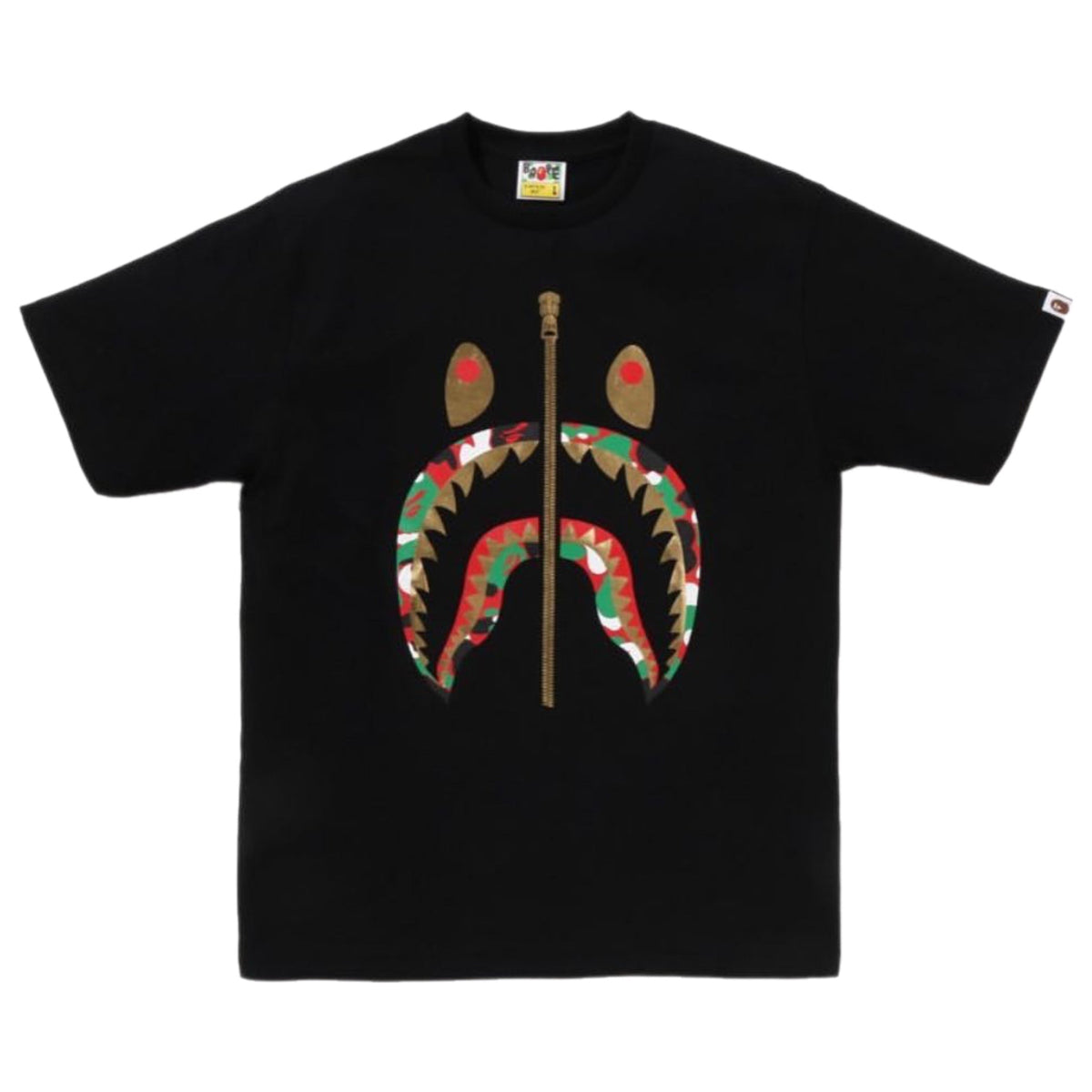 A Bathing Ape Bape Shark 4th Anniversary Dubai Tee Black 2023
