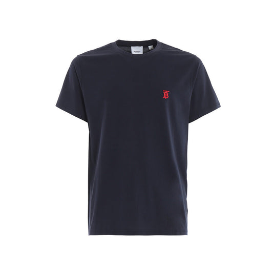 Burberry T-shirt Bleu Logo Parker B Rouge