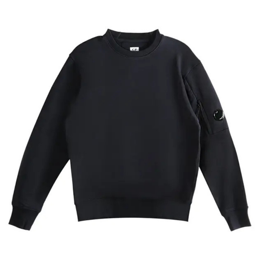 C.P. Company Diagonal Raised Fleece Crew Neck Sweatshirt