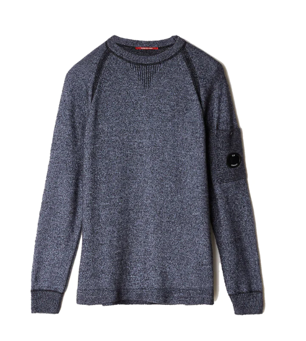 C.P Company Knitwear Crewneck Blue Fog