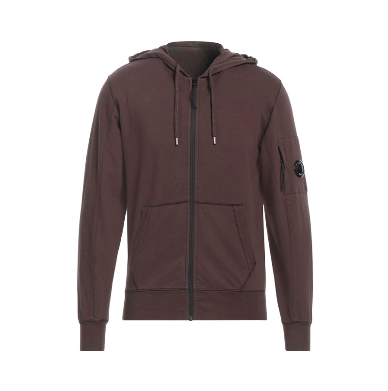 C.P. Company Pull Hoodie Zip Marron