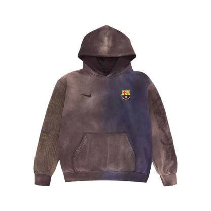 Cactus Jack x FC Barcelona Hoodies Brown