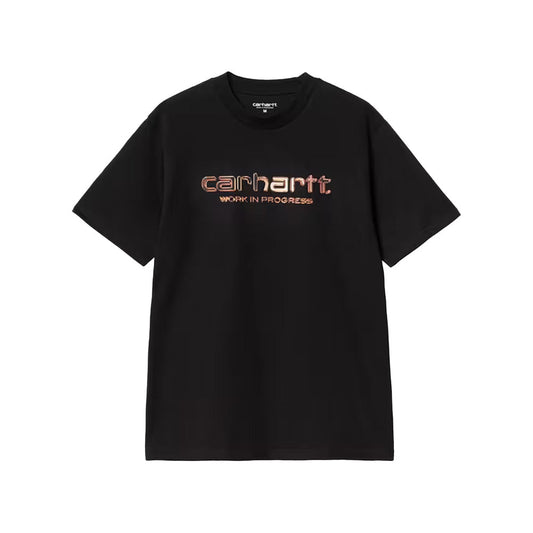 Carharrt T-shirt Solar Chrome Script Noir