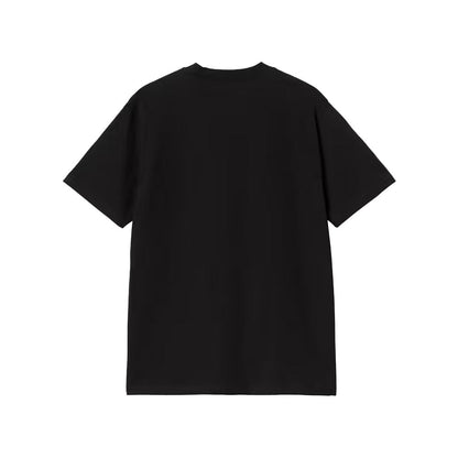 Carharrt T-shirt Solar Chrome Script Noir