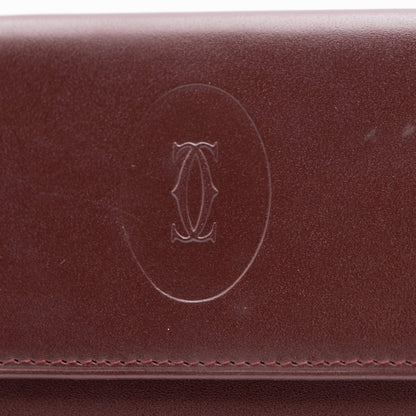 Cartier Portefeuille Long Bordeaux