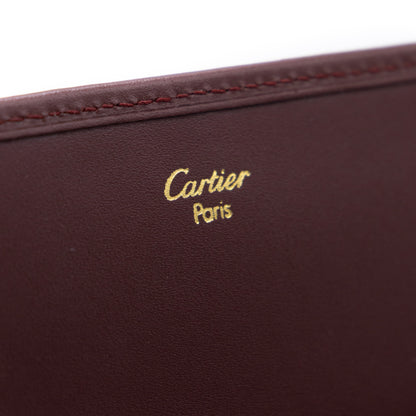 Cartier Portefeuille Long Bordeaux