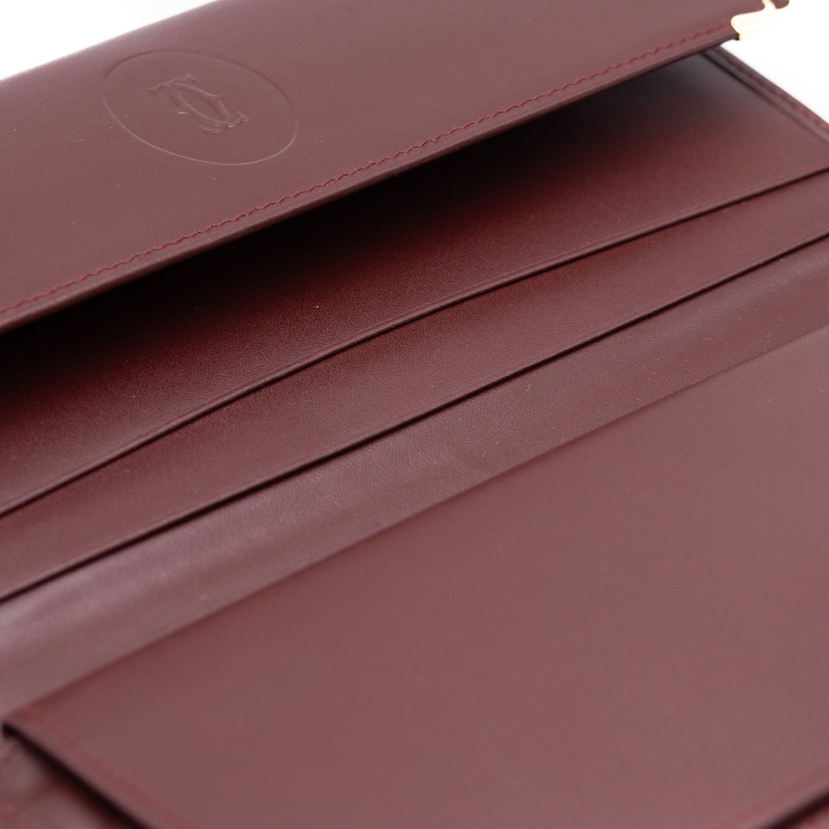 Cartier Portefeuille Long Bordeaux