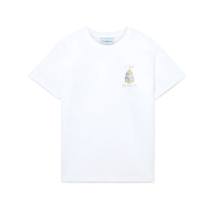 Casablanca T-shirt Objets en Vrac Blanc