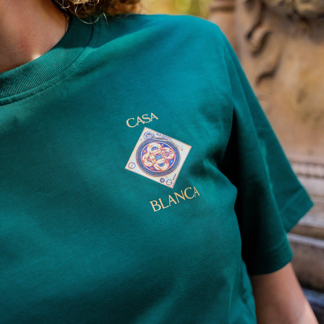 Casablanca T Shirt Plafond Orne de Musique Evergreen