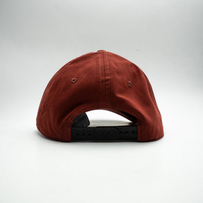 Casquette Palm Angels Logo Brodé Palm Bordeaux