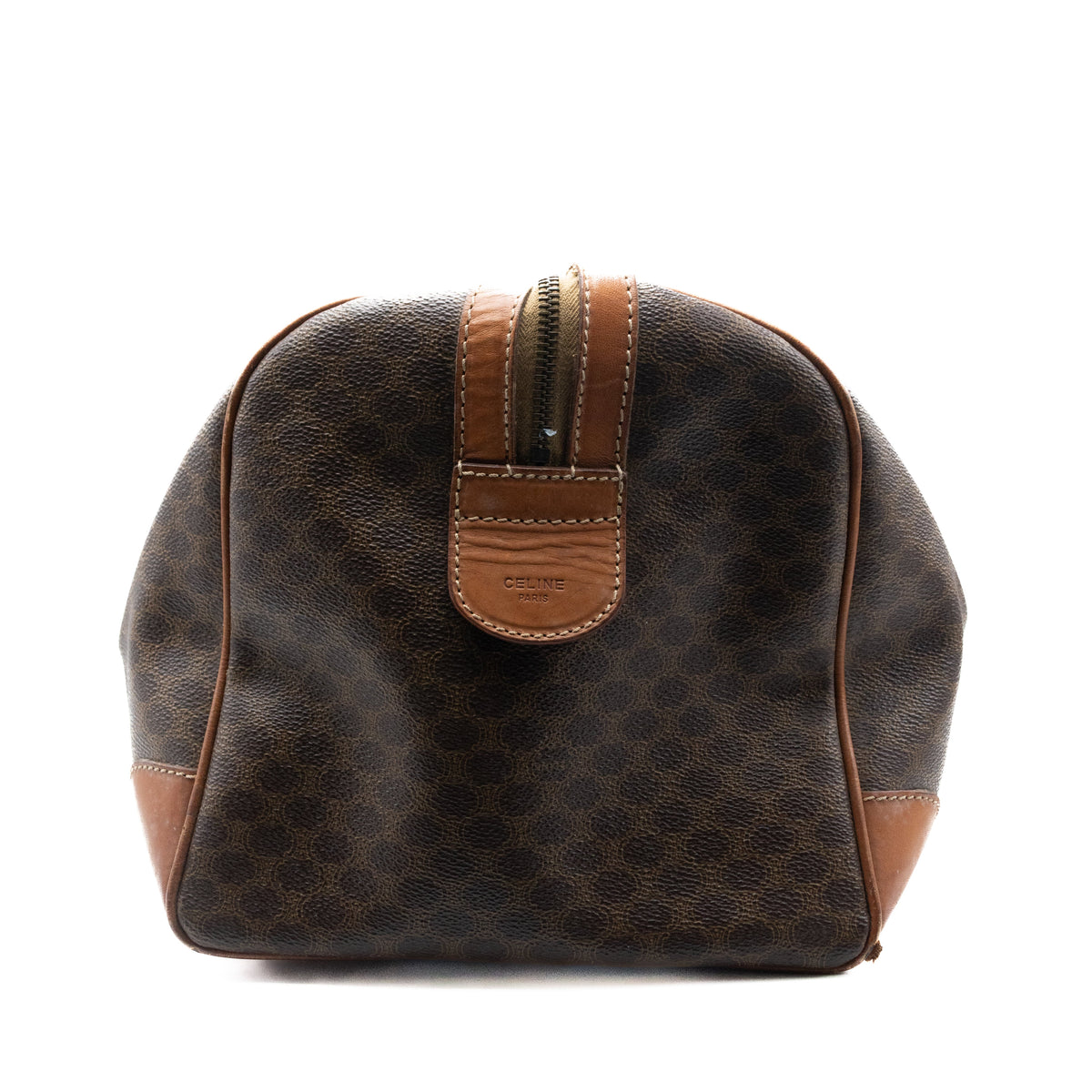Celine Sac à main Boston Macadam Marron
