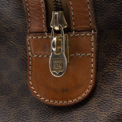 Celine Sac à main Boston Macadam Marron
