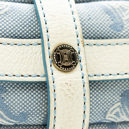Céline Sac à main Macadam Canvas Bleu