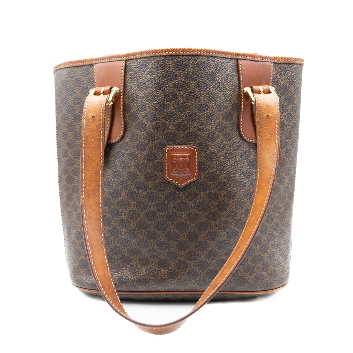 Celine Sac à main Sceau Macadam Marron