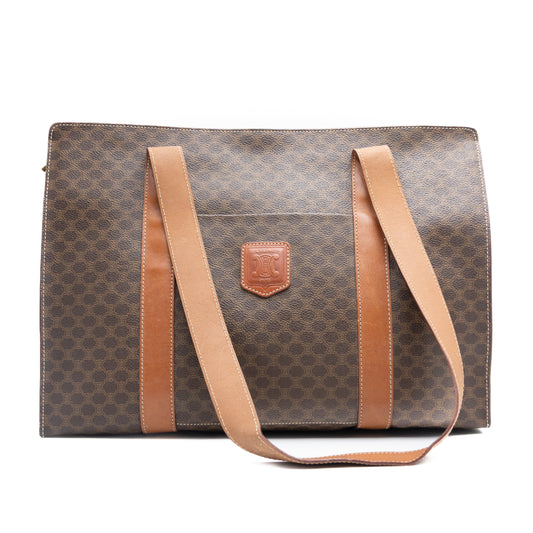 Celine Sac Cabas Macadam Marron